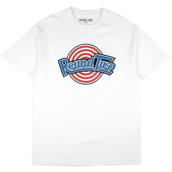 🐰 Round Two | Tune Squad Cartoon Tee White (S) 🐰 - Picture 1 of 5